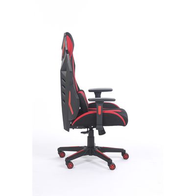 3701338800726-Fauteuil gamer POPER-T - accoudoirs réglables - noir et rouge--3