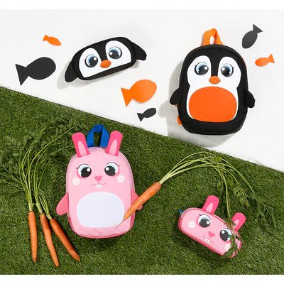 3135256262418-Sac à dos maternelle Baby Animals Pingouin - 1 compartiment - Viquel--1