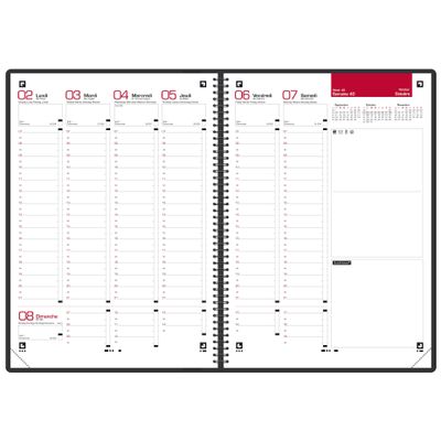 3147280167393-Agenda Oxford Heritage - 1 semaine sur 2 pages - 15 x 21 cm - différentes couleurs disponibles - Hamel--4