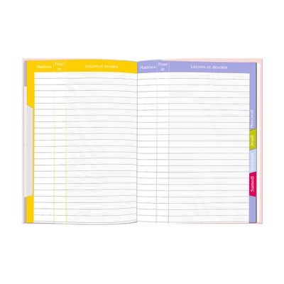 3664447077567-Cahier de textes Football - 15,5 x 22 cm - Oberthur--1