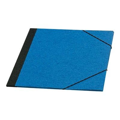 5411313895170-Esselte - classeur à attaches - A4, 250 x 330 mm - bleu, tranche noire-Angle droit-0