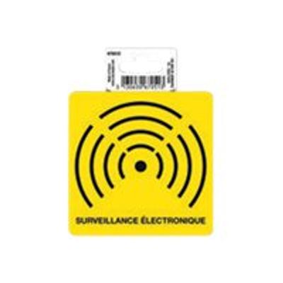 3130630670513-Exacompta - Pictogramme adhésif "surveillance électronique" - 100 x 100 mm-Avant-0