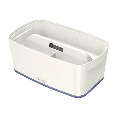 4002432116508-Leitz MyBox - Boîte de rangement petit format - blanc/gris-Angle droit-0