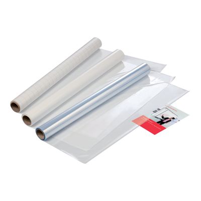 5028252499811-Nobo Instant - 25 Feuilles - rouleau électrostatique repositionnable - 60 x 80 cm - blanc-Angle droit-0