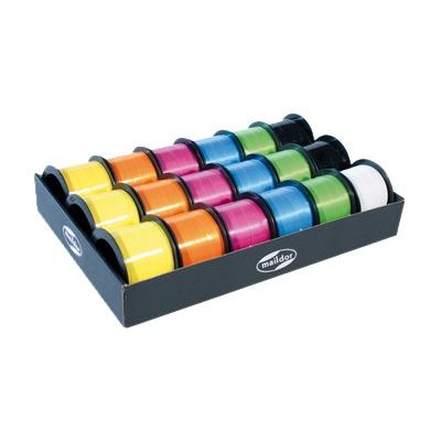3065506145003-Clairefontaine Premium - ruban d'emballage cadeau - 1 cm x 10 m - polypropylène - 18 rouleau(x)-Avant-0