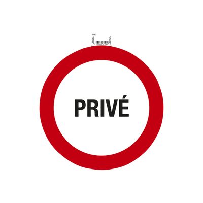 3130630671084-Exacompta - Panneau Privé - 30 cm de diamètre-Avant-0