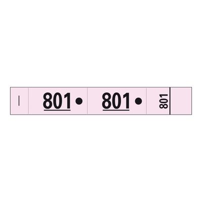 3130630966043-Exacompta - 20 Carnets de 50 tickets de vestiaire 3 volets - 30 x 200 mm - numéroté - rose-Avant-1