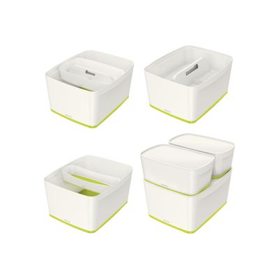 4002432116492-Leitz MyBox Large - Boîte de rangement - blanc/vert-Multi-angle-2