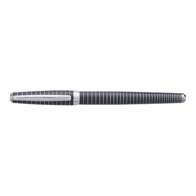 3219918251887-Enzo Varini Faggio Lignes - stylo à bille - gris-Angle gauche-0