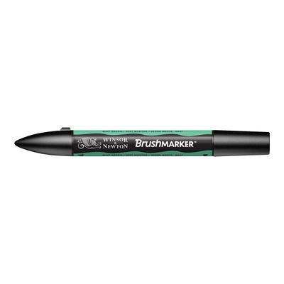 884955042571-BrushMarker - Stylo pinceau et marqueur - vert menthe-Angle gauche-1