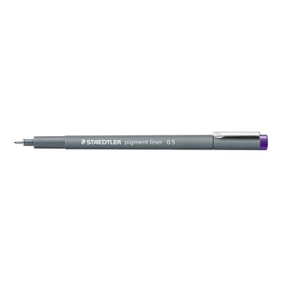 4007817036655-STAEDTLER pigment liner - Feutre fin - 0.5 mm - violet-Angle gauche-0