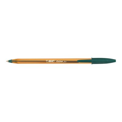 3086123134461-BIC Cristal Fine - 50 Stylos à bille - vert-Angle gauche-2