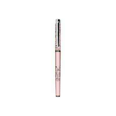 3108722406692-Oberthur Agathe - Stylo plume rose-Angle gauche-0