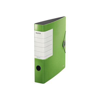 4002432111619-Leitz 180° Solid - Classeur à levier - Dos 65 mm - A4 - pour 350 feuilles - vert-Angle gauche-0