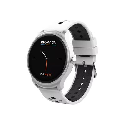 5291485006341-Canyon SW-81 - Montre connectée - 512 Ko - blanc argenté-Angle droit-0