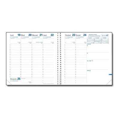 3371010429981-Ben Mon temps - Agenda spiralé 1 semaine sur 2 pages - 16 x 16 cm - Quo Vadis-Avant-1