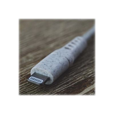 5453003783916-XtremeMac Eco - Câble USB - Lightning (M) pour USB (M) - 1 m - blanc-Avant-4