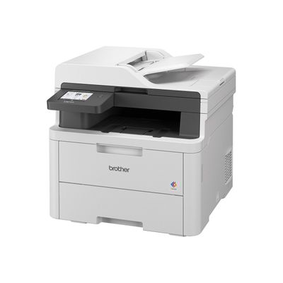 4977766832137-Brother DCP-L3555CDW - imprimante multifonction couleur A4 - USB 2.0, Gigabit LAN, Wi-Fi(n)-Angle droit-0