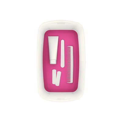 4002432116515-Leitz MyBox - Boîte de rangement petit format - blanc/rose-Haut-2