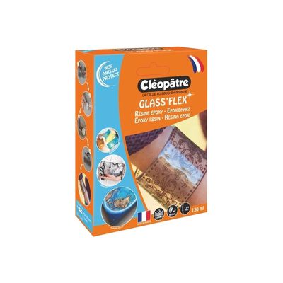 3134725000803-Cléopâtre Glass'Flex - Matériaux d'activités manuelles - résine époxyde-Angle gauche-0