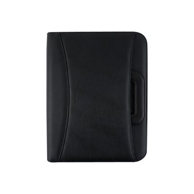 3108724259029-Oberthur Monza - Conférencier A4 zippé - noir-Avant-0