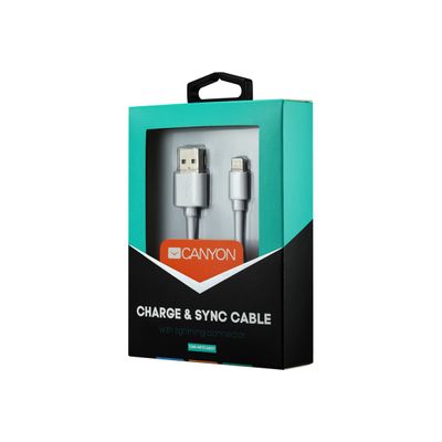 8717371861612-Canyon - câble Lightning / USB - 1 m - blanc-Angle droit-2