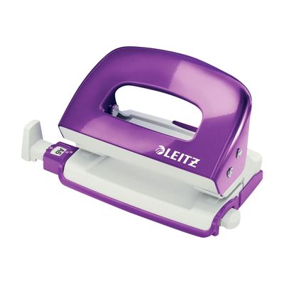 4002432103171-Leitz WOW NeXXt - Perforateur - 10 feuilles - métal - violet-Angle droit-0