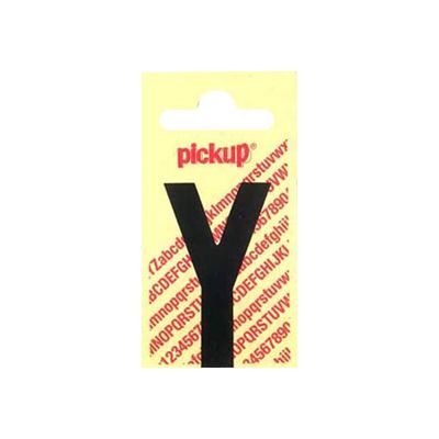 2012349363041-Pickup - Étiquette autocollante - 150 mm - Lettre Y - noir mat-Avant-0