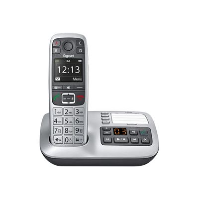 4250366848662-Gigaset E560A - téléphone sans fil - avec répondeur - argent-Avant-1