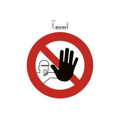 3130630670131-Exacompta - Pictogramme - accès interdit - 200 x 200 mm - rouge-Avant-0