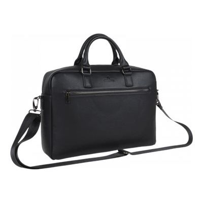 3664447160511-Oberthur Détroit - Sacoche pour ordinateur portable 15,6" - noir-Angle gauche-0