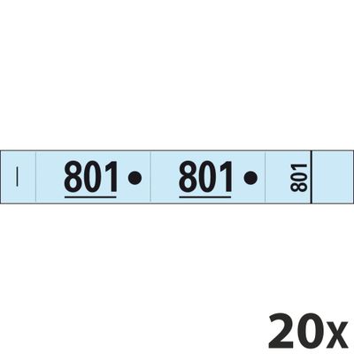 3130630966029-Exacompta - 20 Carnets de 50 tickets de vestiaire 3 volets - 30 x 200 mm - numéroté - bleu--0