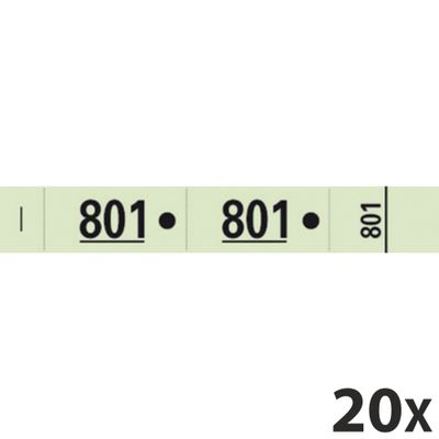 3130630966074-Exacompta - 20 Carnets de 50 tickets de vestiaire 3 volets - 30 x 200 mm - numéroté - vert--0