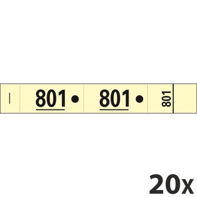 3130630966098-Exacompta - 20 Carnets de 50 tickets de vestiaire 3 volets - 30 x 200 mm - numéroté - jaune--0