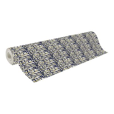 3329682019986-Clairefontaine Excellia - Papier cadeau - 70 cm x 50 m - 80 g/m² - motif feuillages-Angle gauche-1