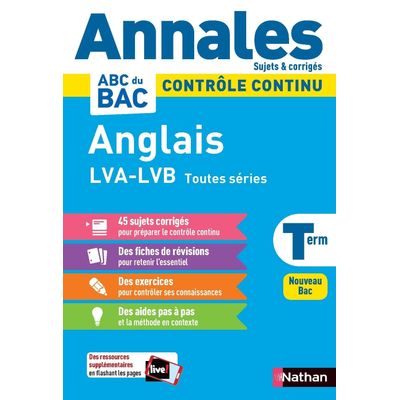 9782091575230-Annales Bac 2021 Anglais Terminale - Corrigé--0
