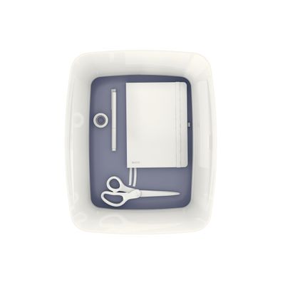 4002432116461-Leitz MyBox - Boîte de rangement format moyen - blanc/gris-Haut-6