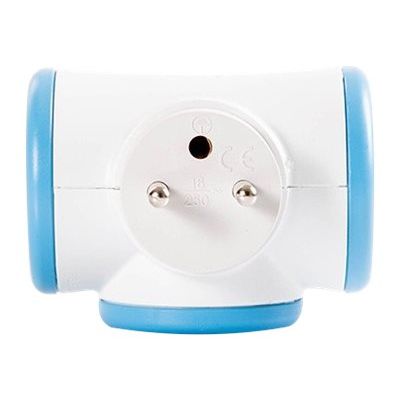 3760110684190-WATT & CO - multiprise triplite rotative - blanc/bleu-Arrière-2