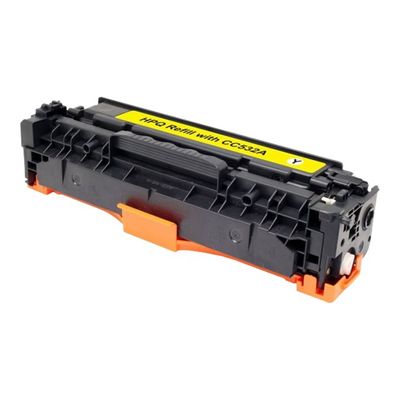 3584770428174-Cartouche laser compatible HP 304A - jaune - Uprint-Angle droit-0