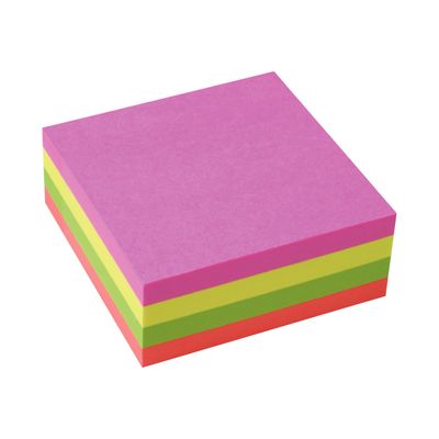 5411313830652-Esselte - Notes repositionnables 75 x 75 mm - bloc 320 feuilles - couleurs assorties-Angle gauche-0
