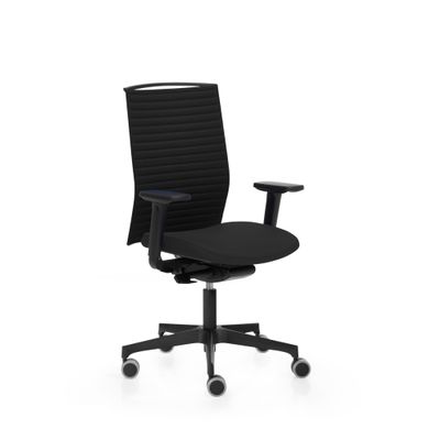 2012349447734-Fauteuil de bureau ergonomique ATIKA - accoudoirs en option - appui-tête non inclus - noir--1