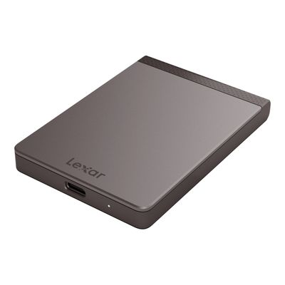 0843367121007-Lexar SL200 - Disque dur externe SSD - 1 To - USB 3.1-Angle droit-0