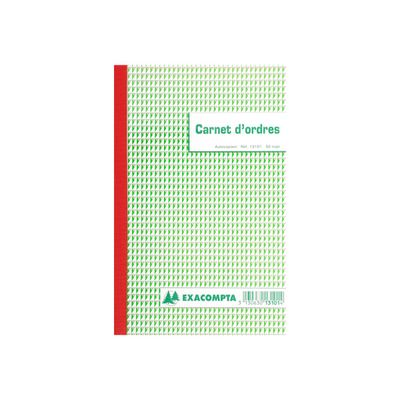 3130632131012-Exacompta - 10 Manifolds Carnets d'ordres - 50 tripli - 21 x 13,5 cm-Avant-1