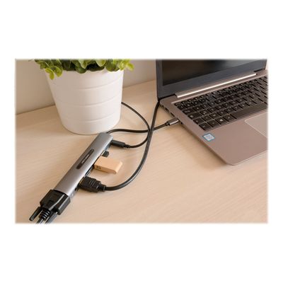 3700224763855-MCL Samar - station d'accueil - USB-C, VGA, HDMI-Angle gauche-1