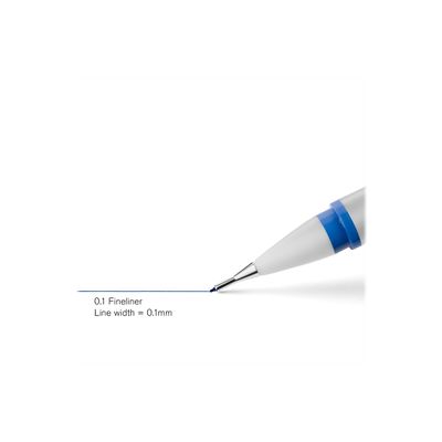 884955070093-Winsor & Newton - Feutre fin 0,1 mm - bleu-Gros plan-1