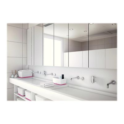 4002432116478-Leitz MyBox - Boîte de rangement format moyen - blanc/rose-Angle droit-5