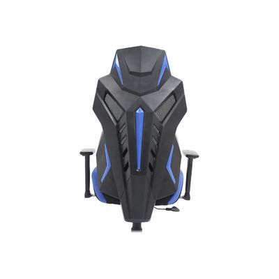 3701338800719-Fauteuil gamer POPER-M - accoudoirs réglables - noir et bleu-Gros plan-7