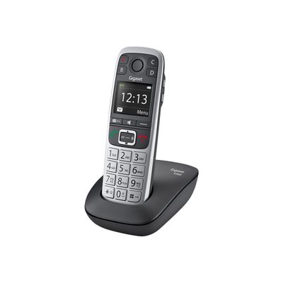 4250366848648-Gigaset E560 - téléphone sans fil - argent-Angle droit-0