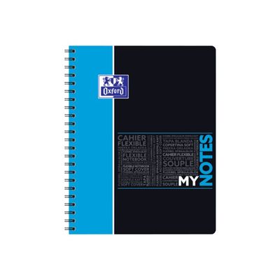 3020120185668-Oxford Mynotes - Cahier A4 (21x29,7 cm) - 160 pages - grands carreaux (Seyes)-Avant-0