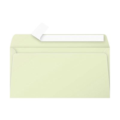 3329680554755-Pollen - 20 Enveloppes - 110 x 220 mm - 120 g/m² - vert bourgeon-Avant-0